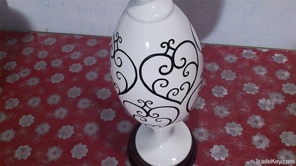 manger with recyclable material wood vase, chinese home decor vase