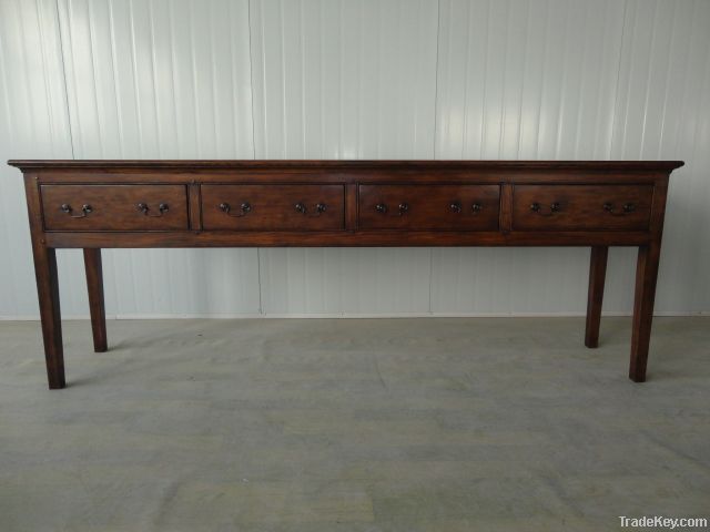 3 Drawers French Side Table