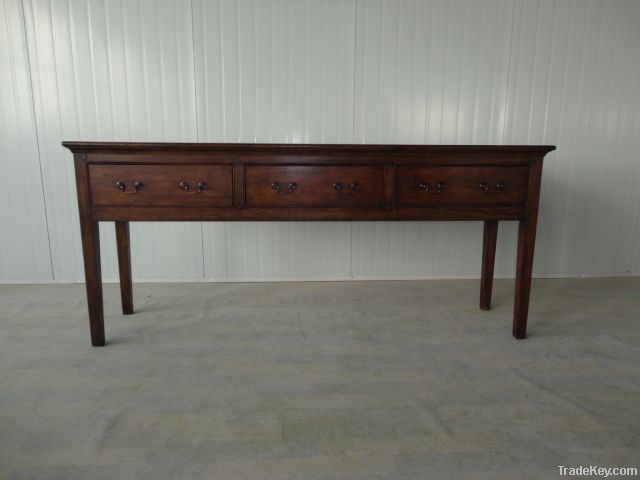 3 Drawers French Side Table
