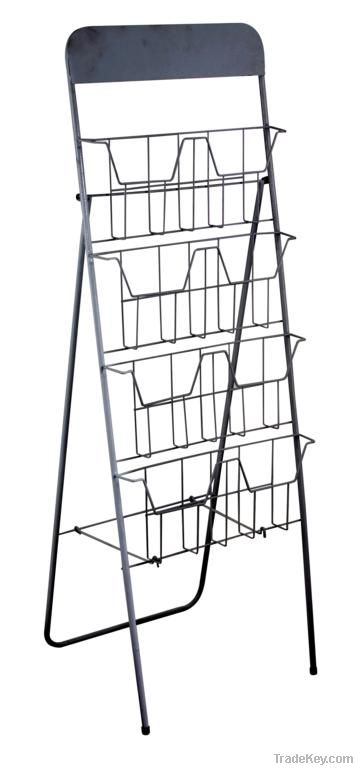 Metal display rack