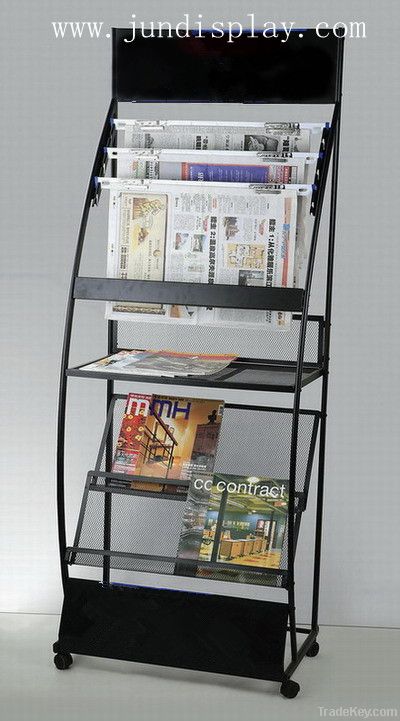 Metal display rack