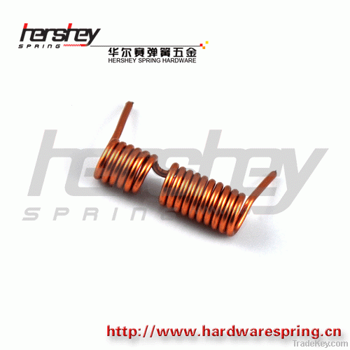 Clip torsion spring