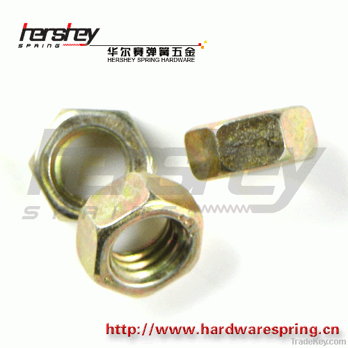 Various kinds of hex nuts