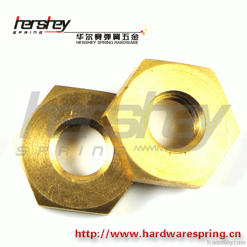 Various kinds of hex nuts