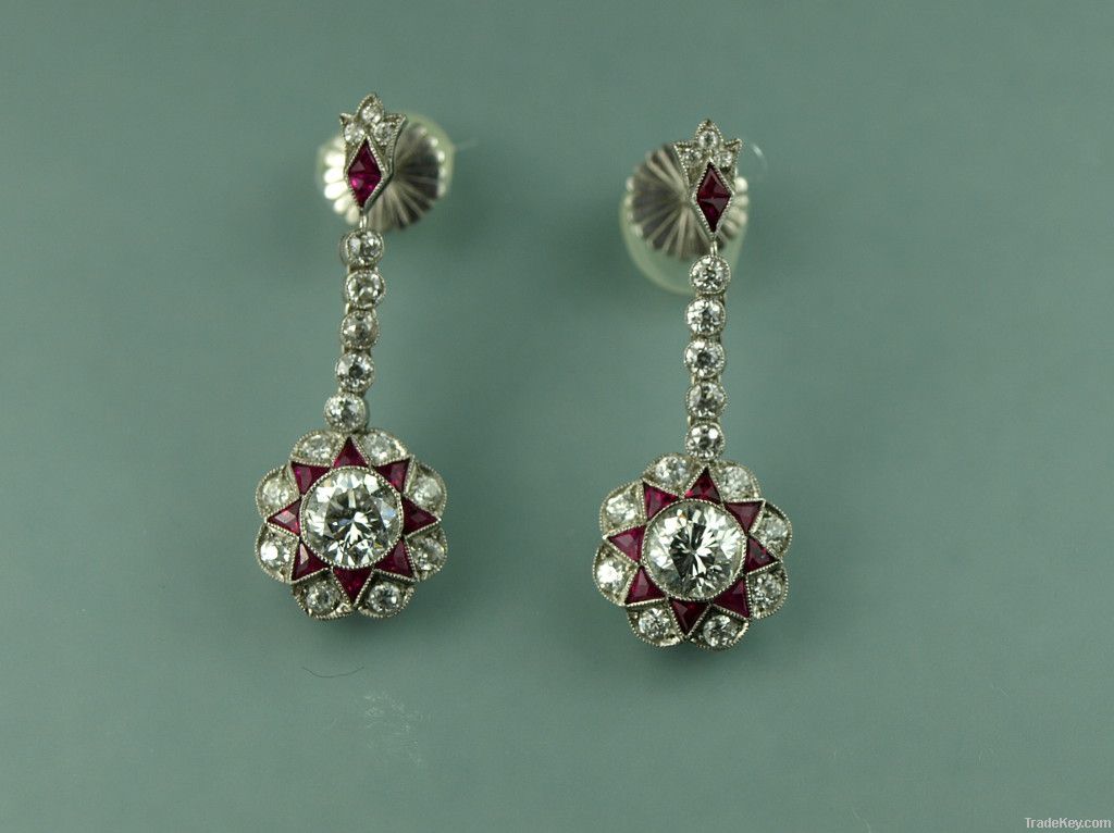 Art-deco earrings