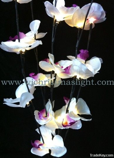 LED christmas wedding branch light butterfly orchid