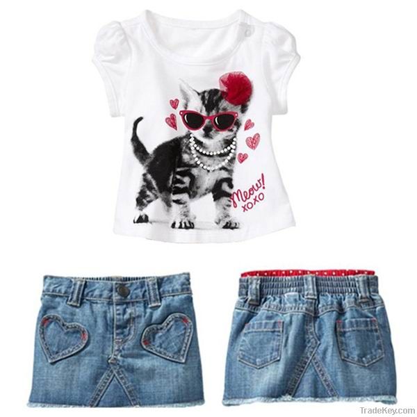 2013 girl clothing set
