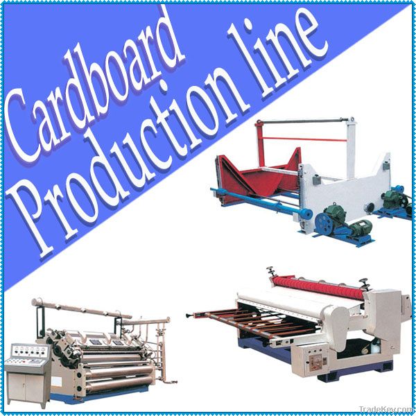 Paperboard production line, Single side.Can make A, C, B, E, F shape cardbo