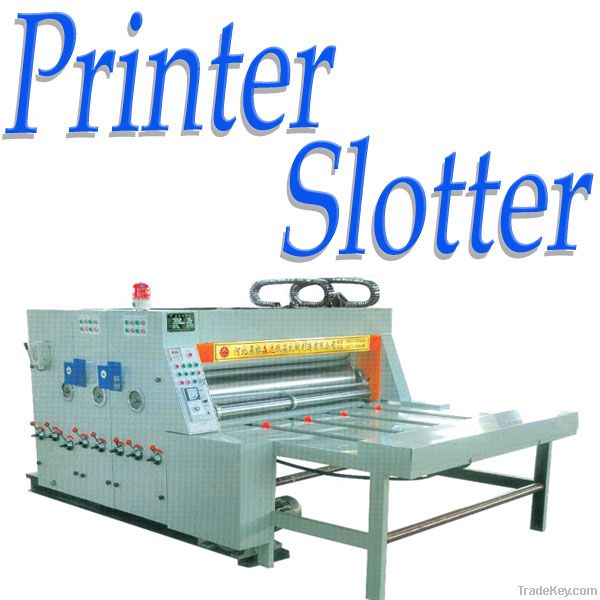 flexo printing & slotting machine
