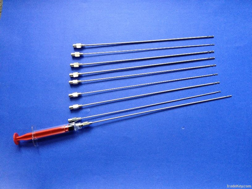 liposuction cannula, anestetic injection