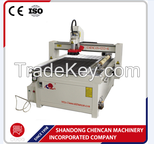 3d wood carving cnc router machine with 4th rotary axis