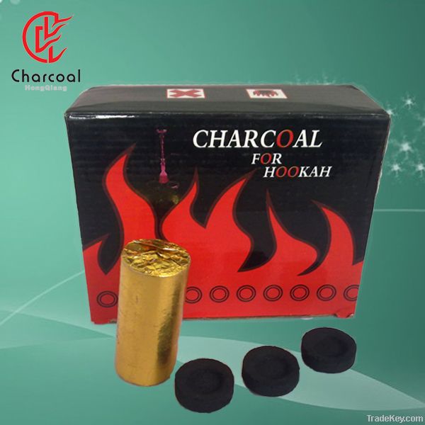 Round hookah shisha charcoal tablets