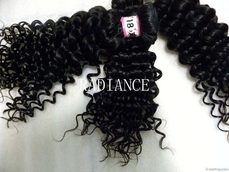 super quality virgin brazilian remy hair weavy deep wave