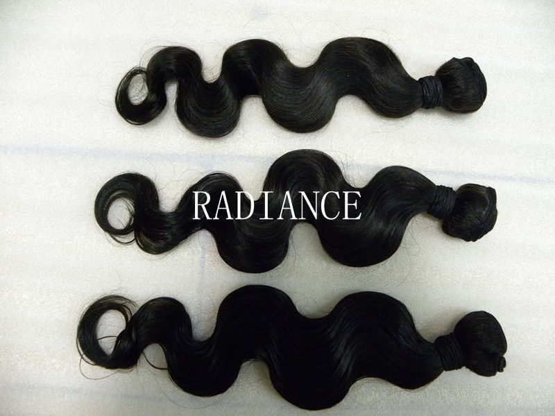 unprocessed  brazilian vigin remy hair body wave