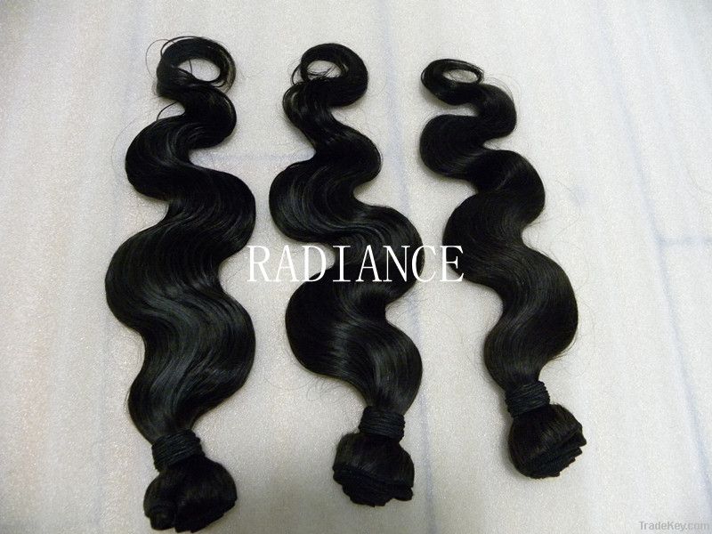 unprocessed  brazilian vigin remy hair body wave