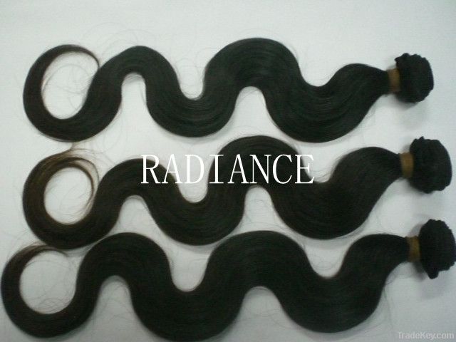 wholesale virgin peruvian human hair body wave remy hair weft