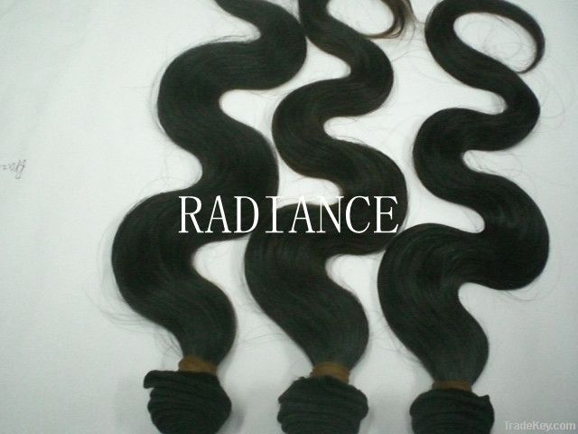 wholesale virgin peruvian human hair body wave remy hair weft