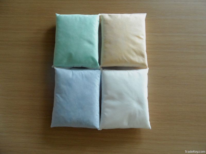 liquid oil absorbent pillow