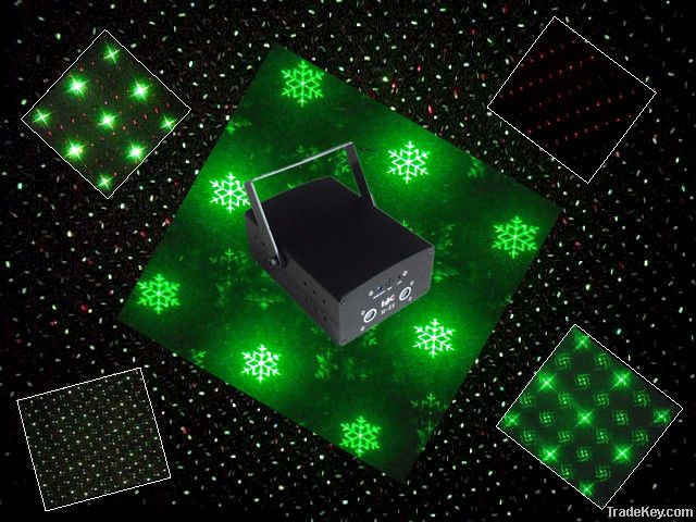 Multi-Patterns Dynamic Snowflakes Laser