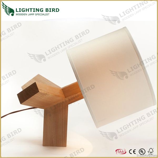 2014 Most Popular Morden Wood table lamp with CE/SAA