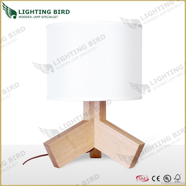2014 Most Popular Morden Wood table lamp with CE/SAA