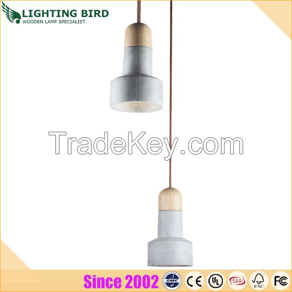 2014 hot sale pendant lamp lighing cement lamp for indoor decorative w