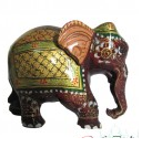 Painted Elephant Statue