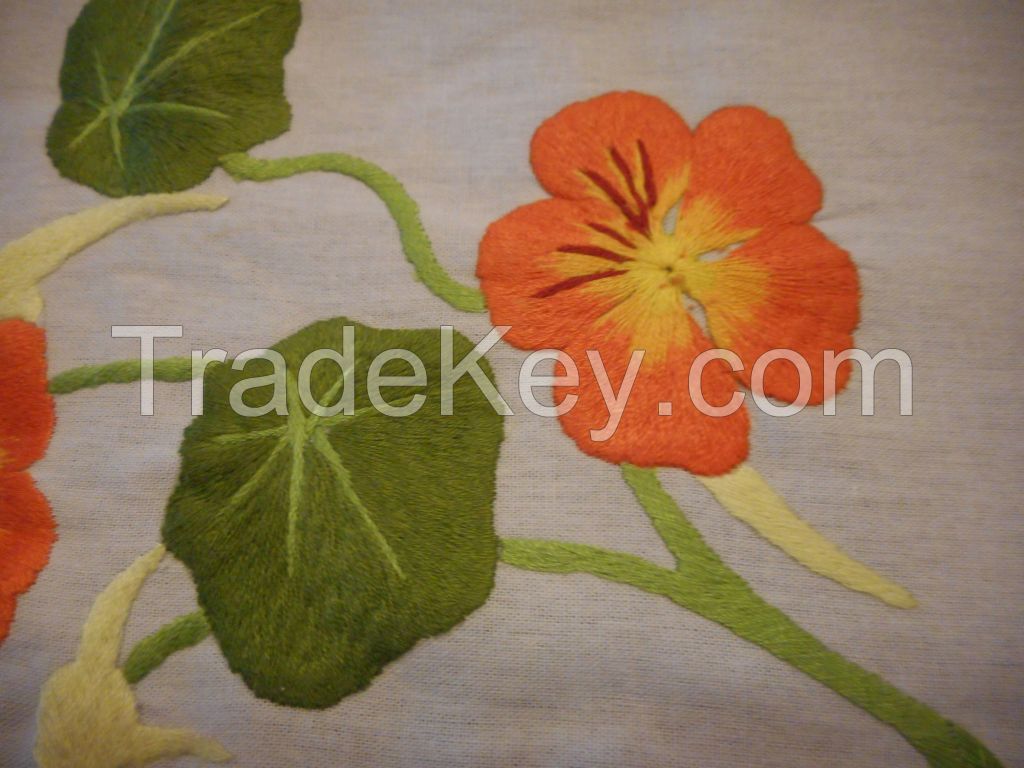Handmade Embroidered tablecloths