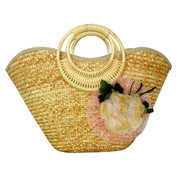 sell fashion straw handbag