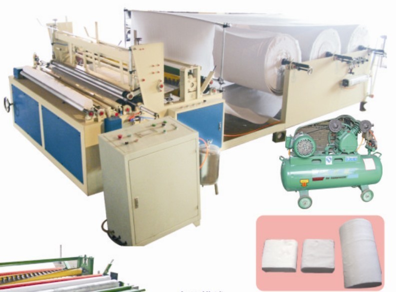 Full-automatic Toilet Roll Machine/Toilet Paper Machine/Toilet Paper