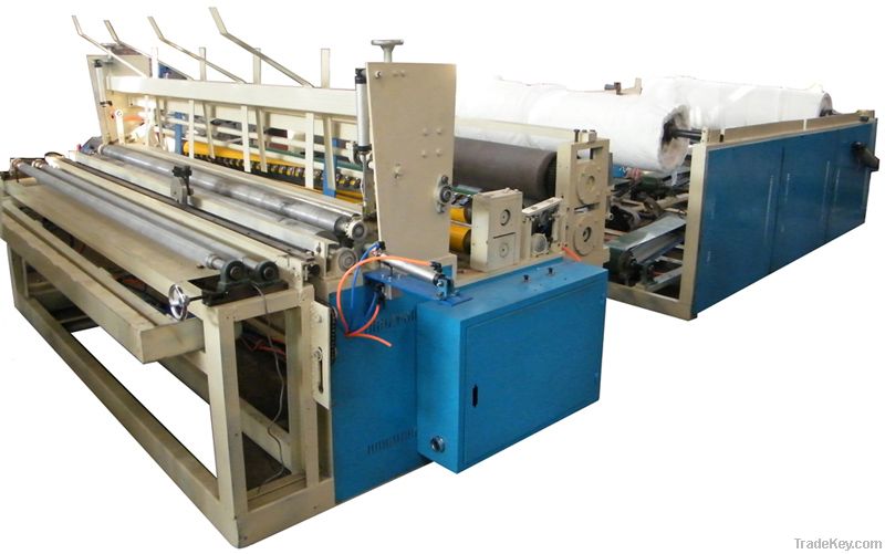 Full-automatic Rewinding Embossing Perforating Toilet Paper Machine