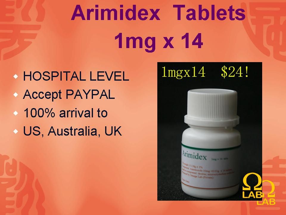 ARIMIDEX PRODUCTS