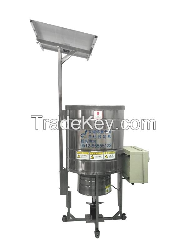 Solar Auto Feeder Feeding Machine for Shrimp Fish Crab