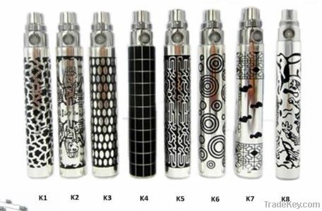 2013 Embossed eGo Q & Engraved eGo K battery, various color and appera