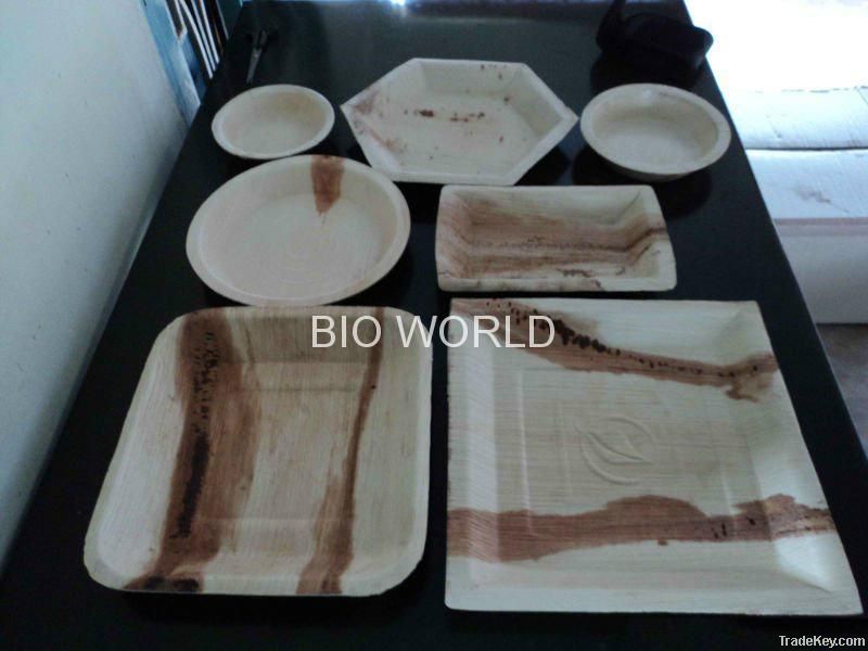 Easily Disposable Areca Plates, palm leaf plates for hotel & Restaurant