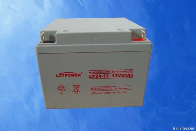 12v 24ah maintenance free SLA sealed lead acid battery