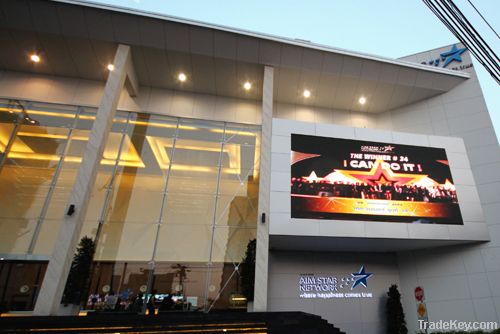 Outdoor P12mm programmable led message display led video wall