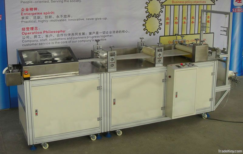 Automatic disposable bouffant cap making machine