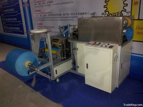 Automatic PE shoe cover making machine