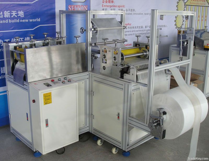 Nonwoven PP shoe cover making machine