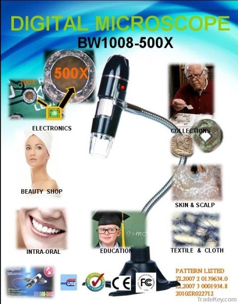 Brightwell Microscope 500X