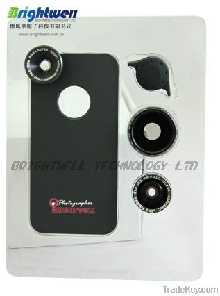 Brightwell set for iphone photo lens 3 in 1