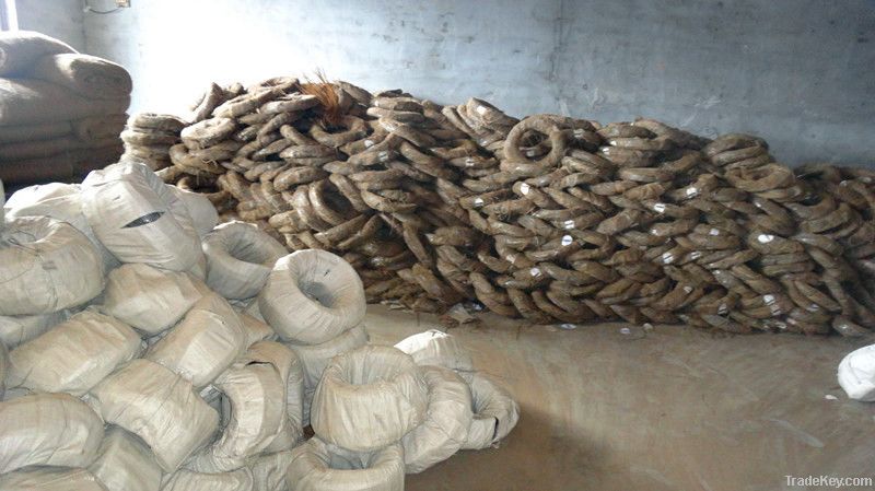 Galvanized iron wire manufacture