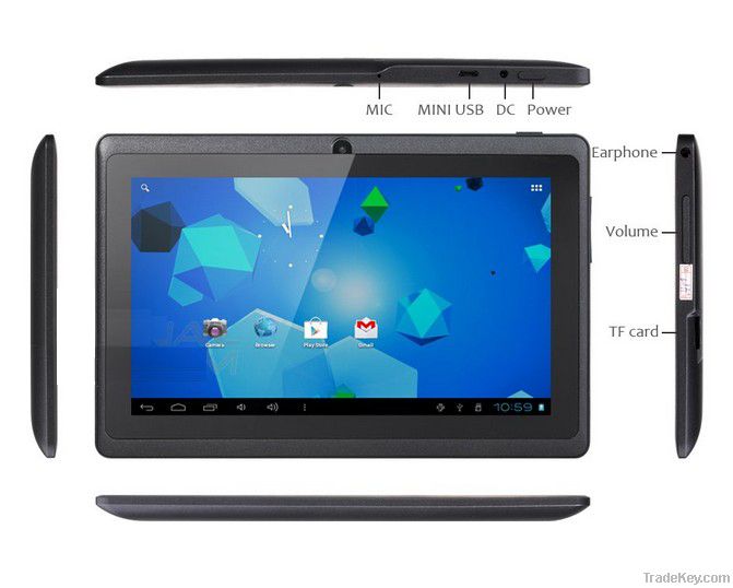 7 Inch Tablet PC Android 4.0 Capacitive 512MB 4GB WIFI