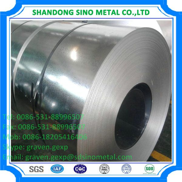 cold rolled zinc coated steel sheet in coil