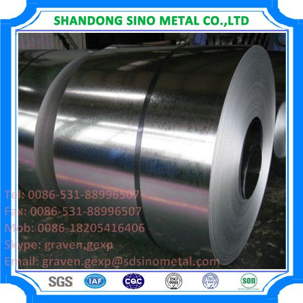 cold rolled zink coated steel sheet in coil