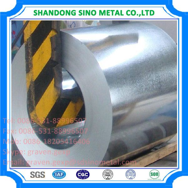 cold rolled zink coated steel sheet in coil