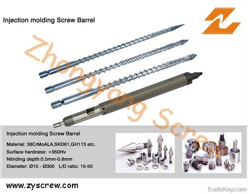 single screw barrel for injection moulding machine