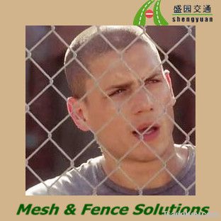 Diamond wire mesh fence/chain link fencing