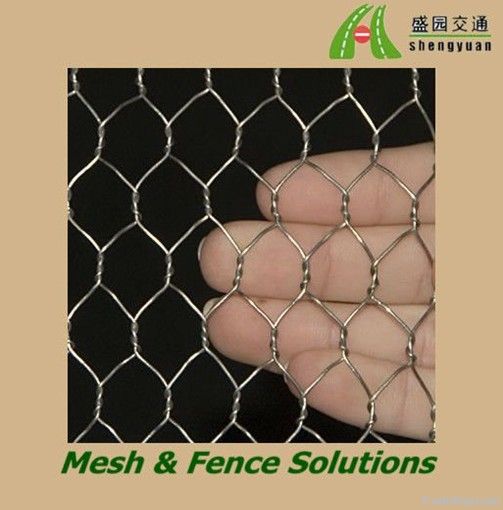 PVC Coated galvanized hexagonal wire mesh